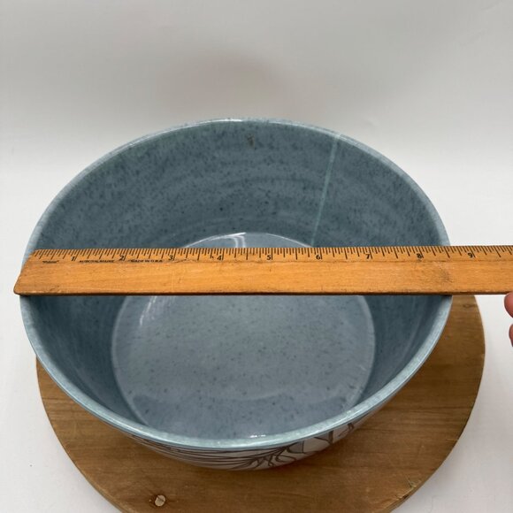 Crate & Barrel Cruz Botanical Melamine Serving Bowl And 4 plates - Picture 12 of 13